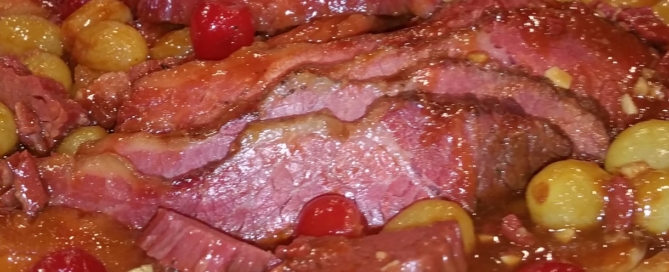 Pineapple and Honey Glazed Corned Beef