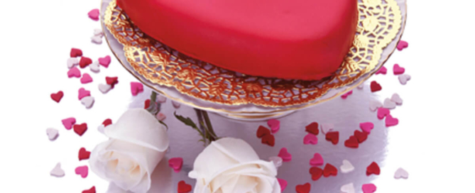 Valentine's Day Heart Cake