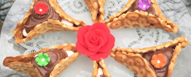 Pizzele Nutella Hamantaschen